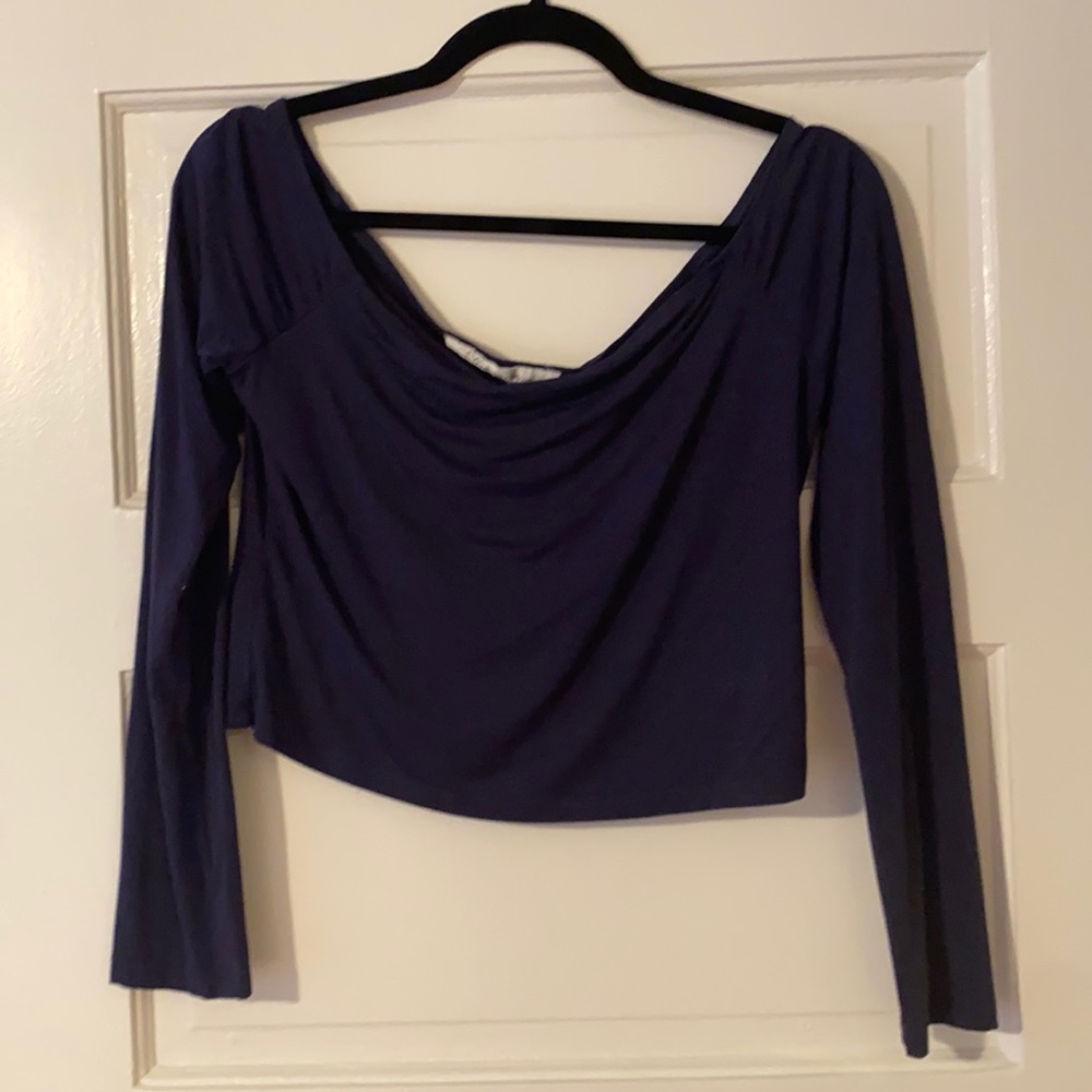 Lovers + friends Revolve off the shoulder crop top